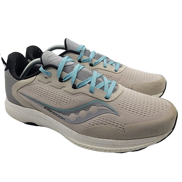 Saucony Freedom 4 Mens 11 Gray Running Athletic Shoes Sneakers - S20617-35